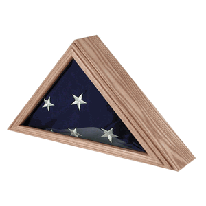 Air force flag case for 3ft x 5ft Flag Oak
